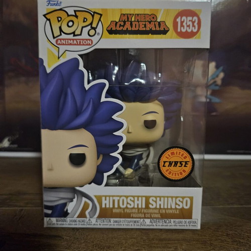 Funko Pop! My Hero Academia Hitoshi Shinso Unmasked Chase vinyl figure new