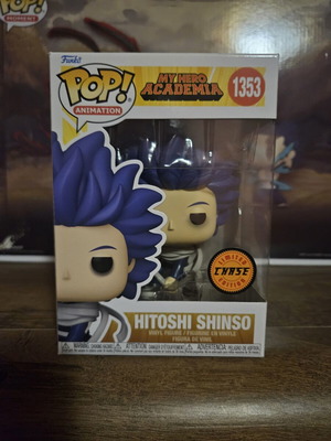 Funko Pop! My Hero Academia Hitoshi Shinso Unmasked Chase vinyl figure new
