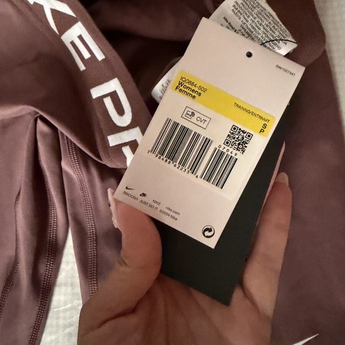 Nike Pro leggings new, brown, size S
