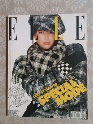 Vintage ELLE Σεπτέμβρης 1989 μεταχειρισμένο τεύχος