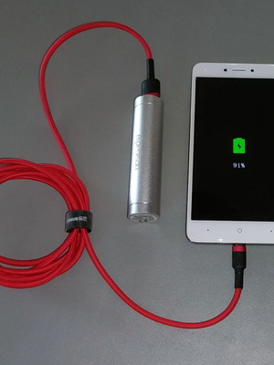 Elpedison Mini Power Bank MO9032 και Baseus Αναστρέψιμο Καλώδιο Micro USB 2m σαν καινούργιο