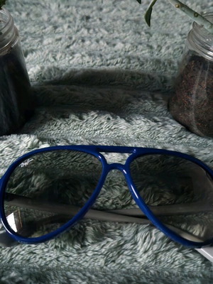 Ray-Ban γυαλιά ηλίου καινούργια, γκρι και μπλε