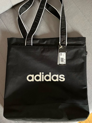 Adidas tote bag καινούργια, μαύρη ώμου