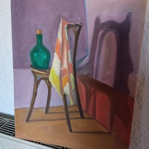 Original oil painting on canvas used