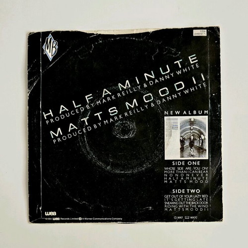 Matt Bianco Half A Minute 7" vinyl record used