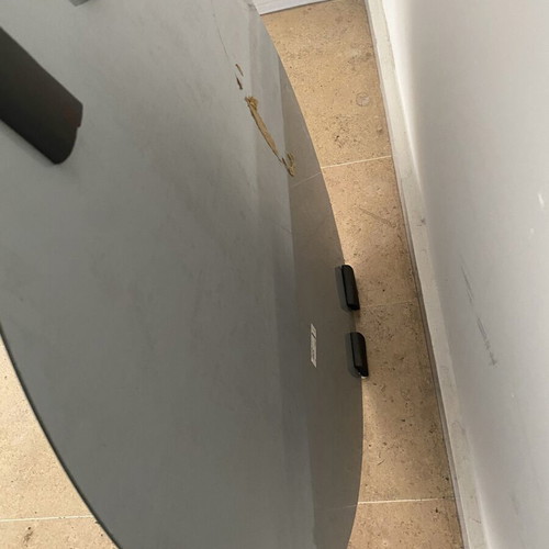 IKEA Kolja circular mirror used, minimal design