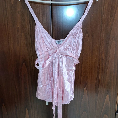 Paranoia satin blouse pink size S like new