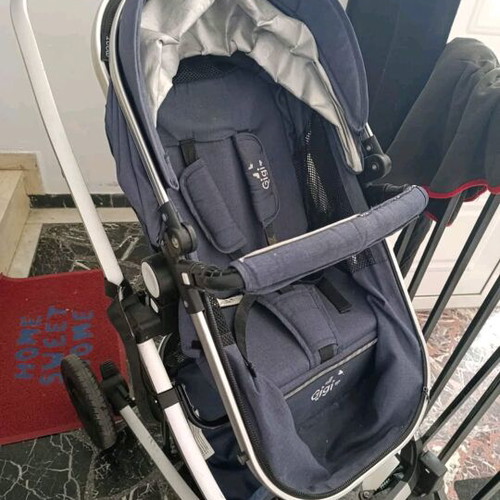 Kangaroo Gigi baby stroller used, blue with 3 positions