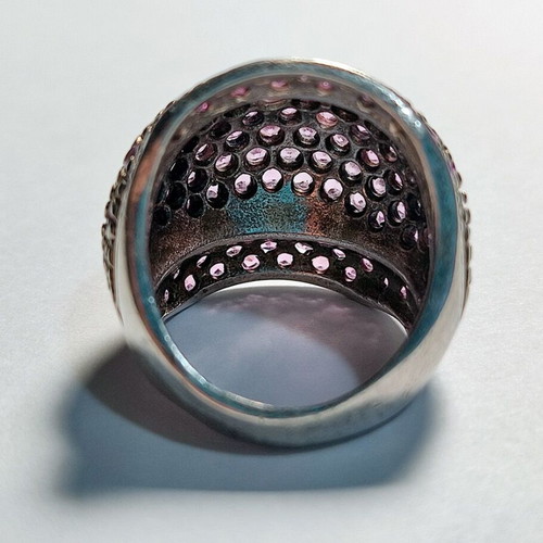 Ring Pink Morganite Silver 925 used
