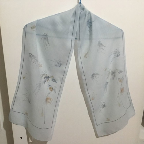 Blue long scarf like new