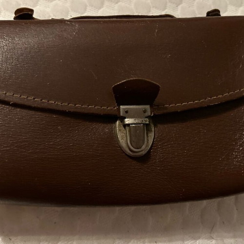 Small leather medical bag used from the past