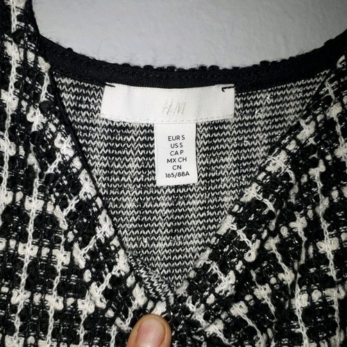 H&M dress black like new, sizes S and M