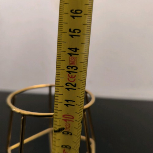 Decorative tealight holders like new, gold and black set of 2