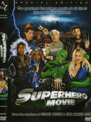 Superhero Movie DVD μεταχειρισμένο, δράσης κωμωδία επιστημονικής φαντασίας με υπότιτλους