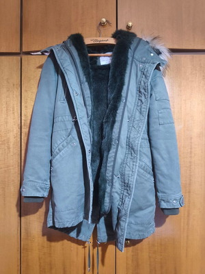 Bershka parka khaki like new