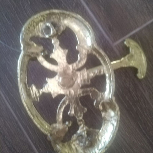 Vintage wall hanger used, metal