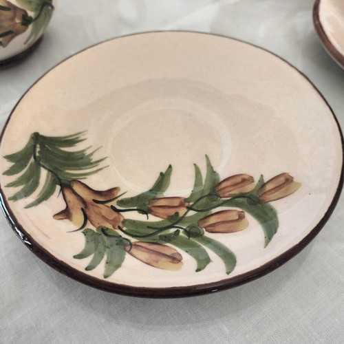 Vintage handmade cups set from Lesvos, like new, earthy colors