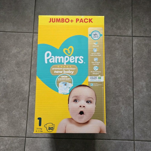 Pampers 1 new, pack of 80