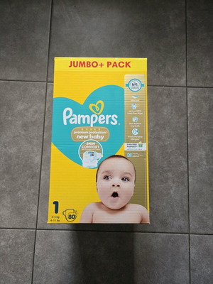 Pampers 1 new, pack of 80