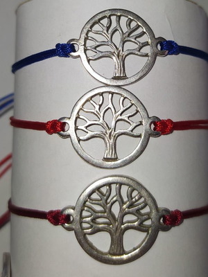 Macrame bracelet Tree of Life new with metal element