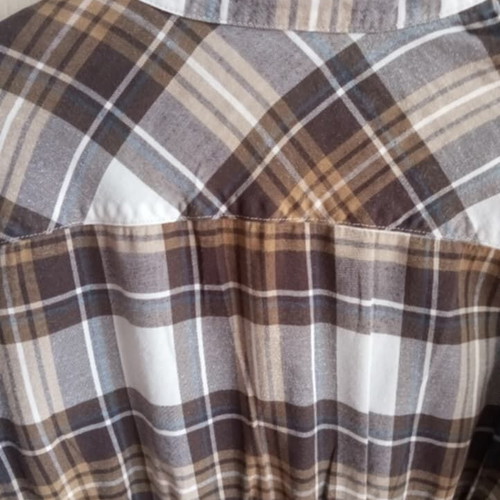Playlife long checkered shirt like new, size S