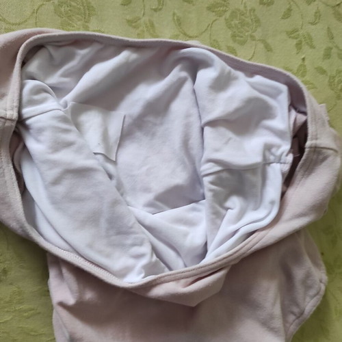 Bloch kids' bodysuit fleece S 12-14 years like new beige