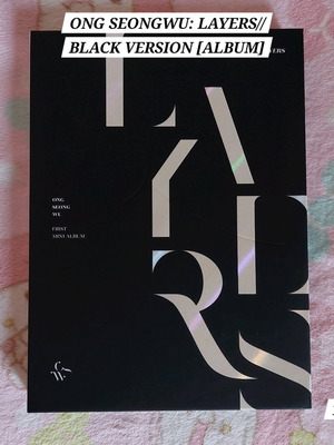 Ong Seongwu Layers Black Version album like new