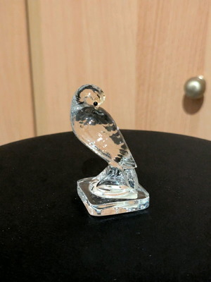 Decorative transparent bird like new