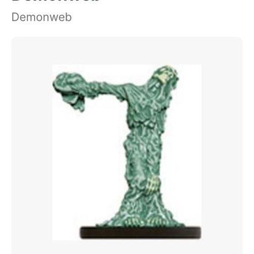 Dungeons & Dragons Demonweb Corruption Corpse figure #46/60