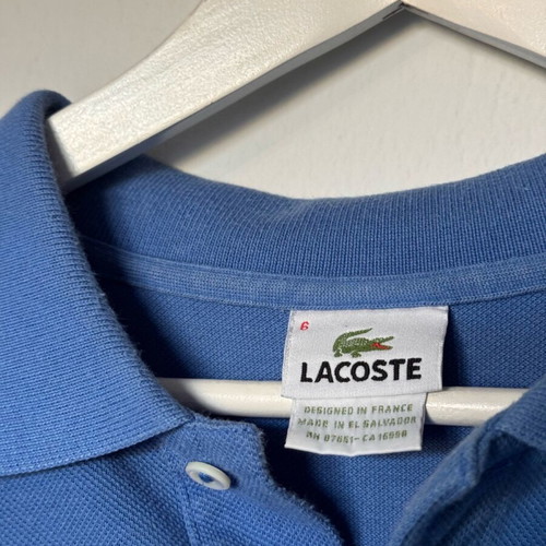 Lacoste men's polo blue like new, size XL