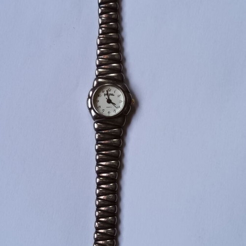Folli Follie women's watch refurbished, silver plated, white and silver