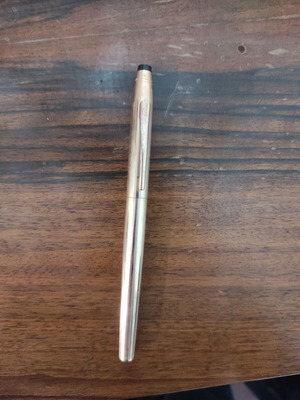 Cross 14K gold plated pen used, collectible, made in Ireland