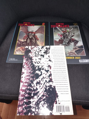 Spawn King Spawn comics issues 8 and 13, Death and Rebirth 5