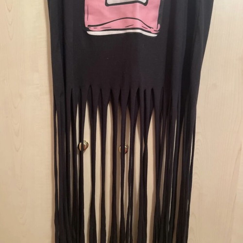 T-shirt with fringes like new, one size