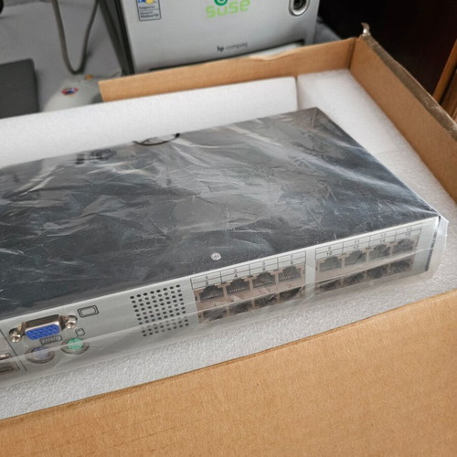 HP 16 Ports KVM Server Dual Console Switch 336056-001 520-344-509 new