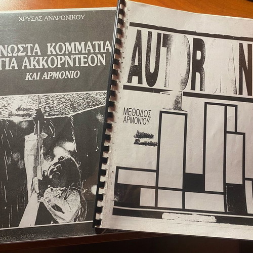 Harmony books used, set of 2 with notes and page creases