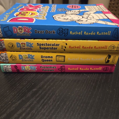 Dork Diary books like new, set of 4 by Rachel Renée Russell