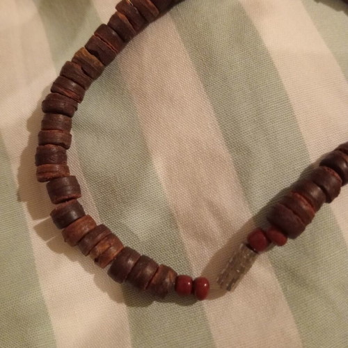 African Cowrie Shell Necklace new, unisex, vintage boho tribal leather