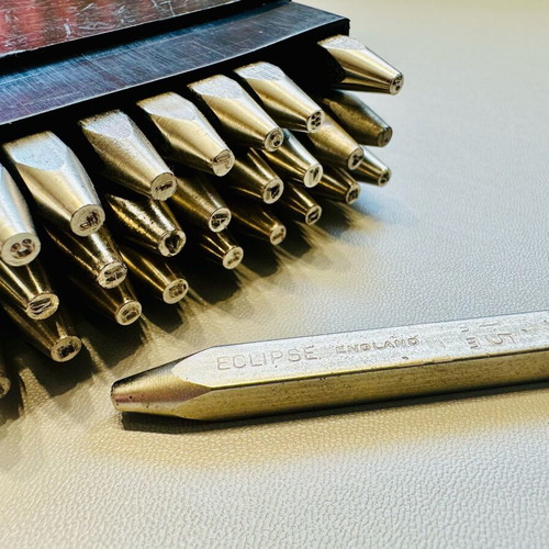 Eclipse marking punches 1.5mm, 27 letters, metal