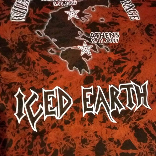 Iced Earth Vintage T-shirt 1997 Greece Tour XL used