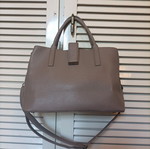 Grey shoulder handbag like new