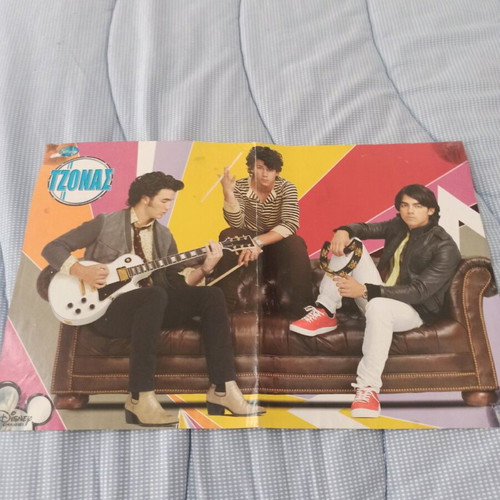 Jonas Brothers poster used with Kevin and the whole group