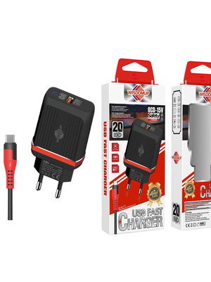 Φορτιστής κινητού 20W με καλώδιο Type-C καινούργιο