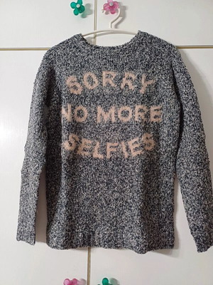 Bershka sweater xs grey like new