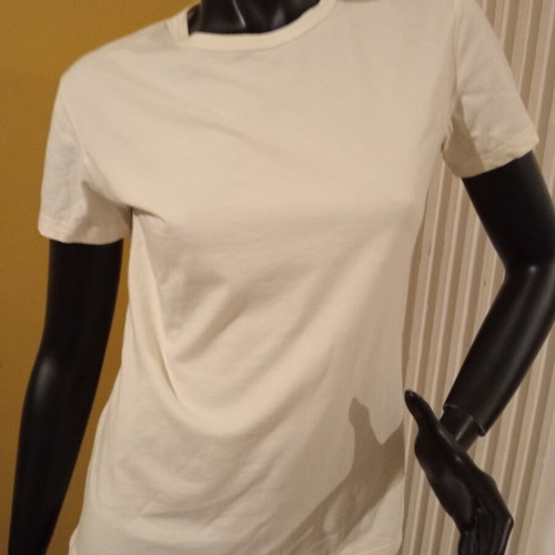 Women's Secret T-shirt new, size M, 100% cotton, cream color
