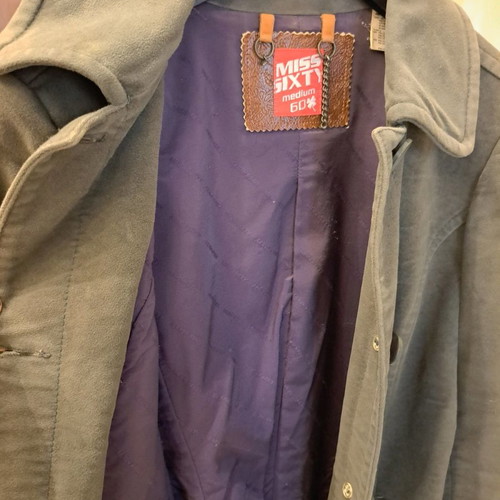 Miss Sixty coat used green size M