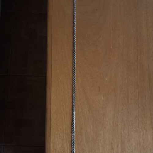 Figaro silver chain 52cm used with magnetic clasp