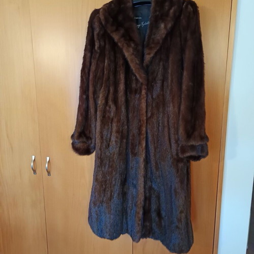 Brown Long Mink Fur Tzelalis Like New