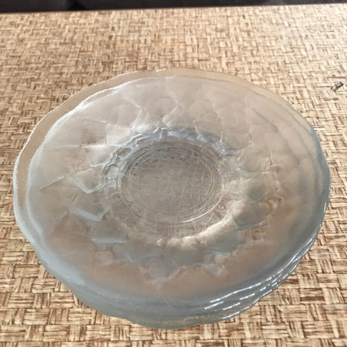 Dessert plates used, set of 6 with scratches