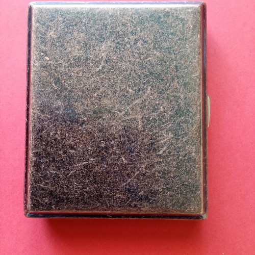 Coney Vintage German Metal Cigarette Case used